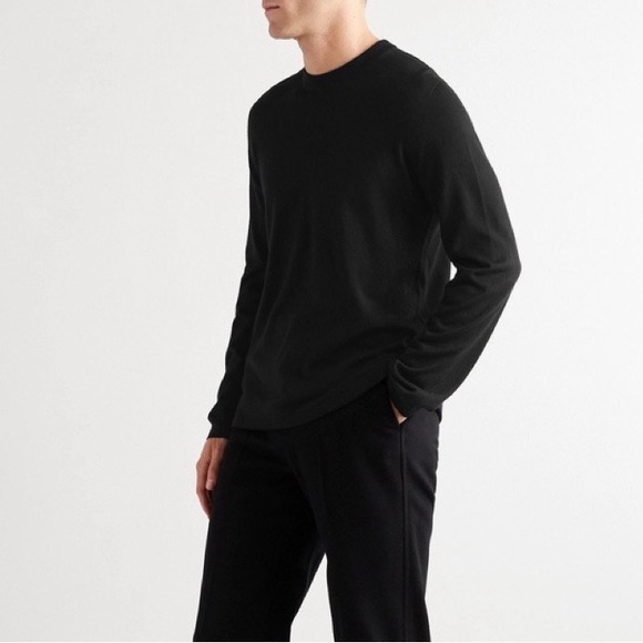 Mr Porter / Mr P. - Cashmere and Silk-Blend Sweater - Black M - Picture 2 of 8